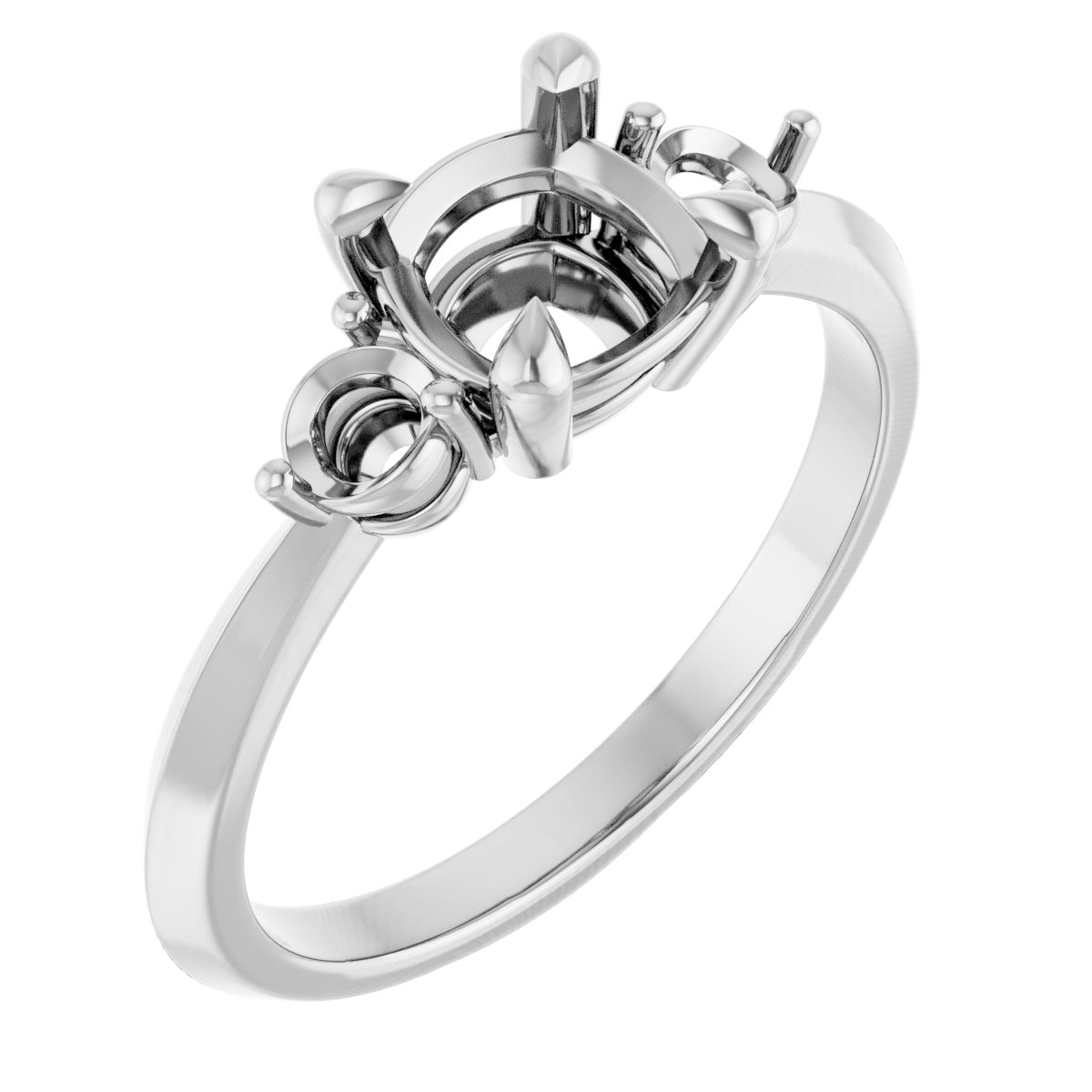Accented Engagement Ring