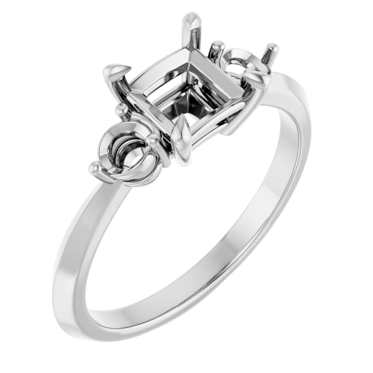 Accented Engagement Ring