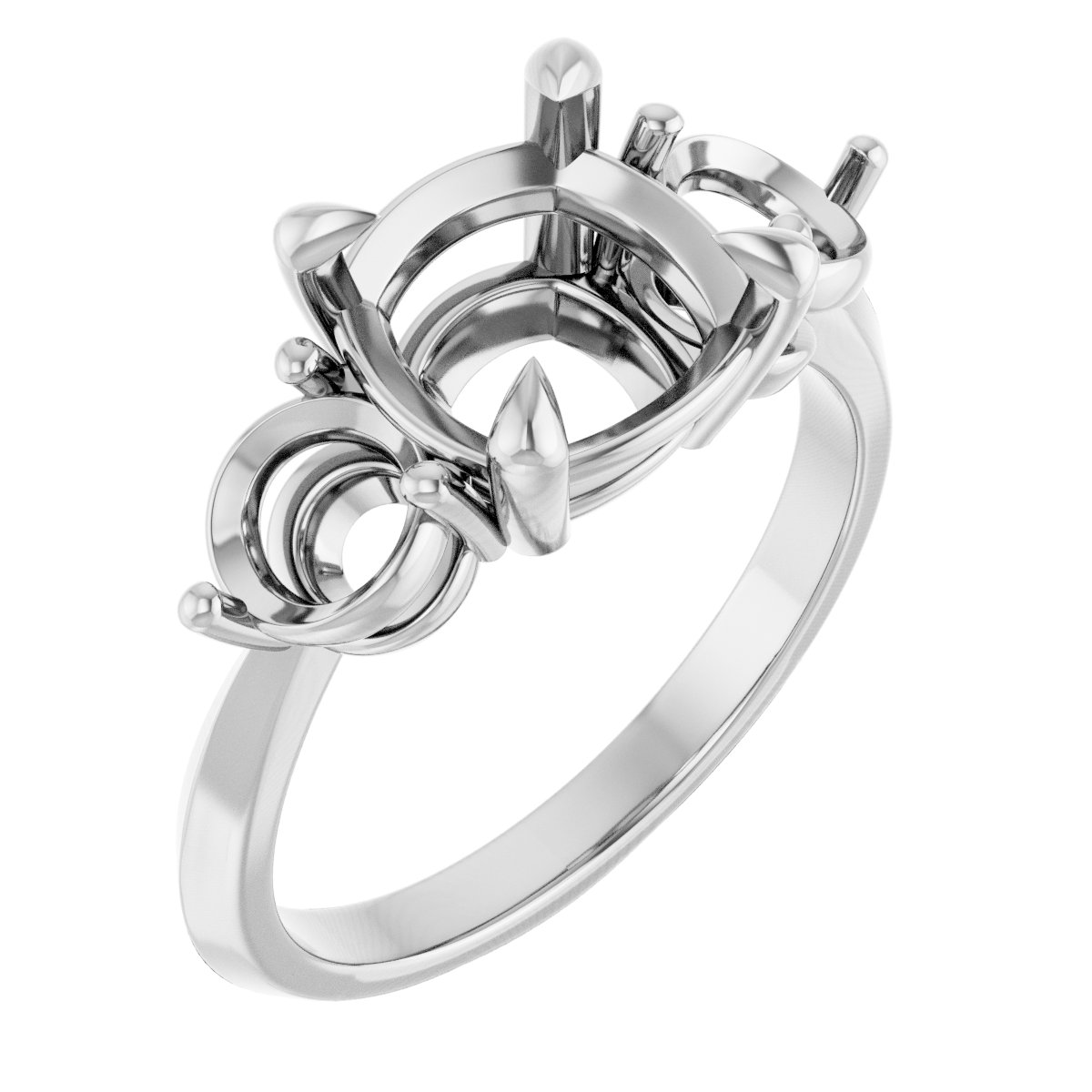 Accented Engagement Ring