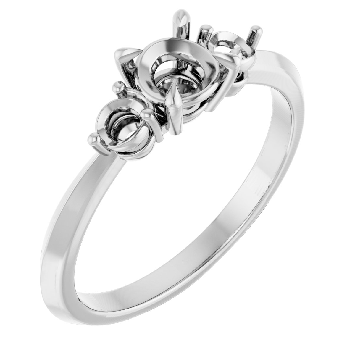 Accented Engagement Ring