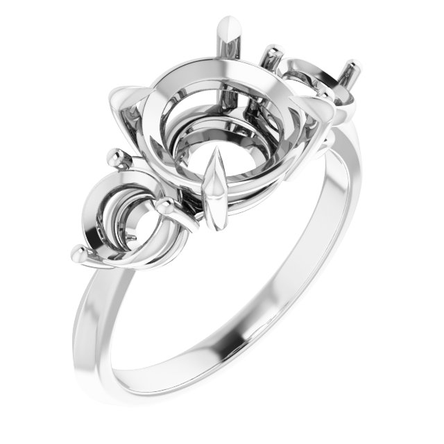 Accented Engagement Ring