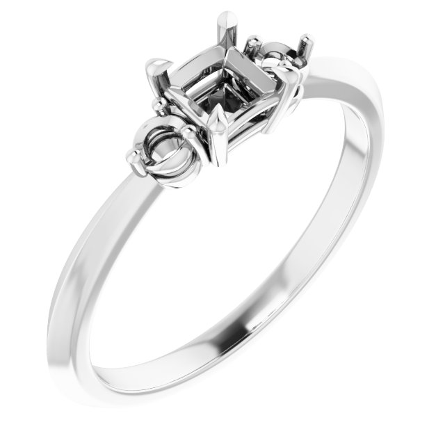Accented Engagement Ring