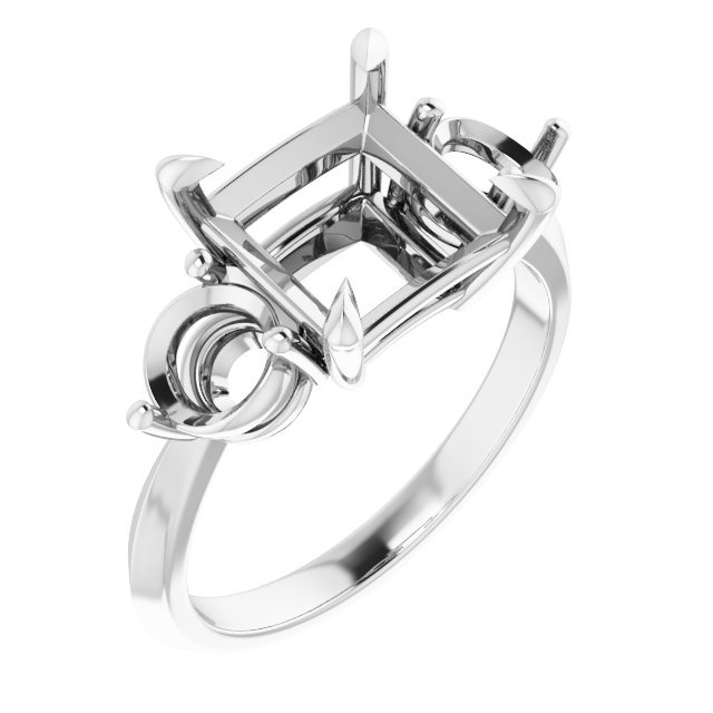 Accented Engagement Ring