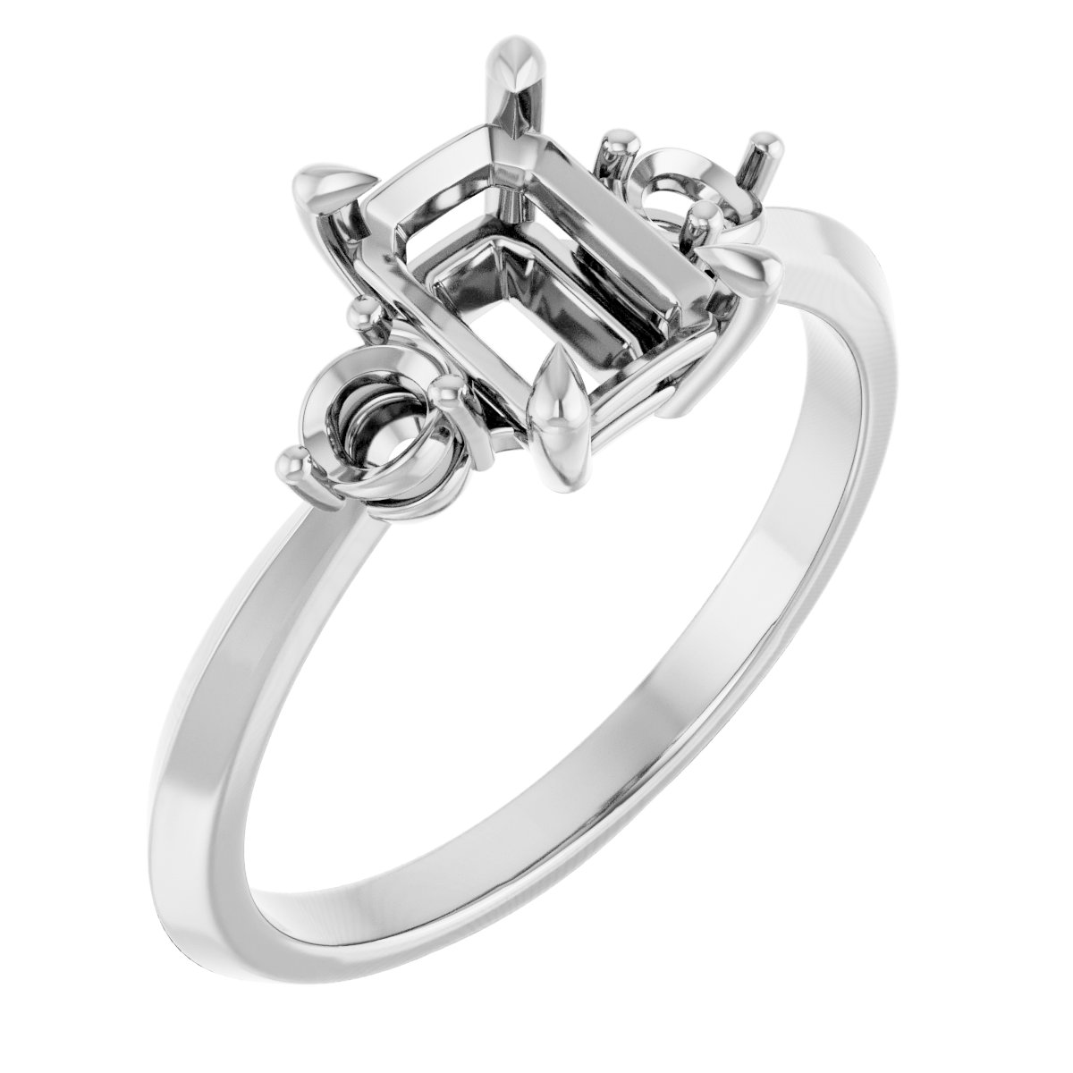 Accented Engagement Ring