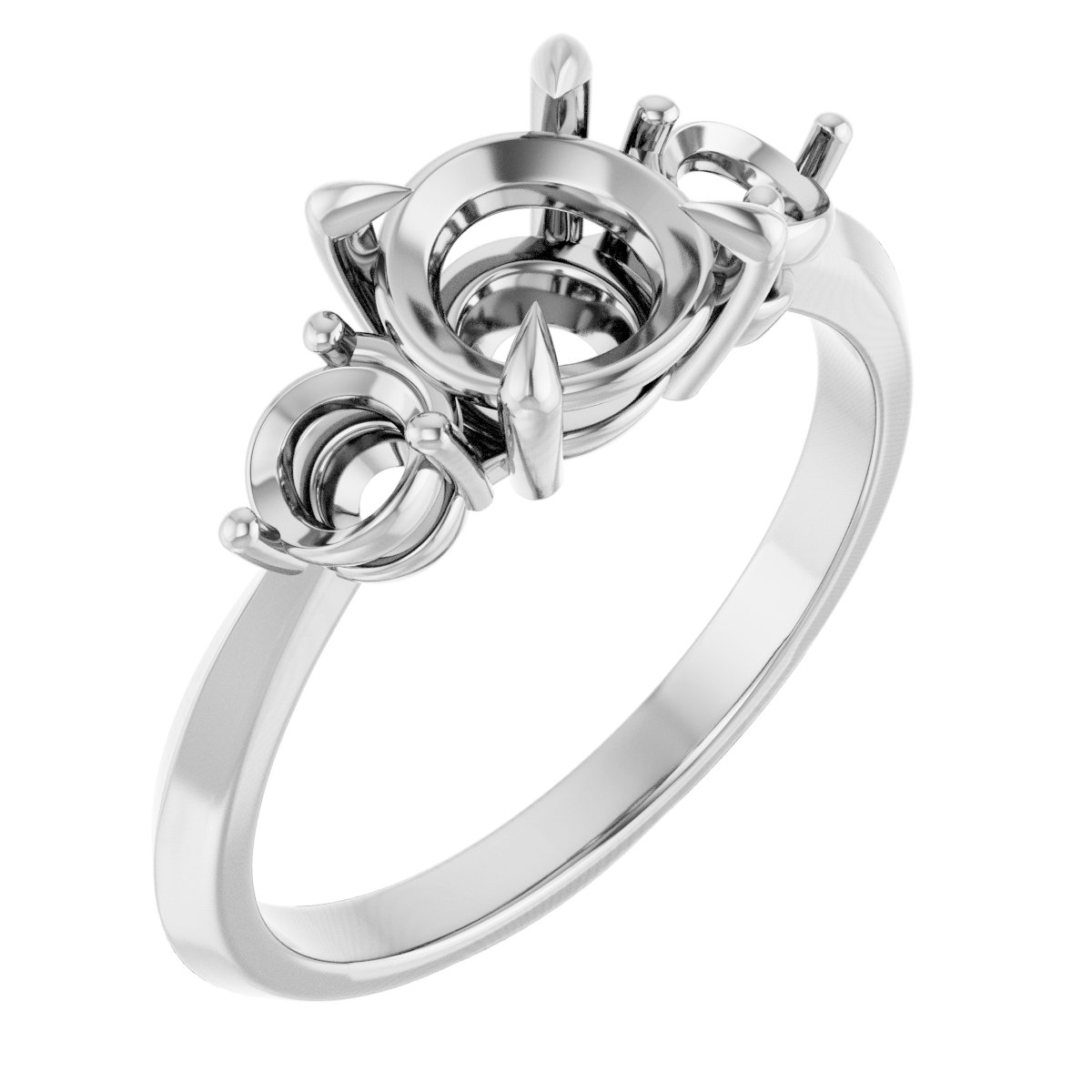 Accented Engagement Ring