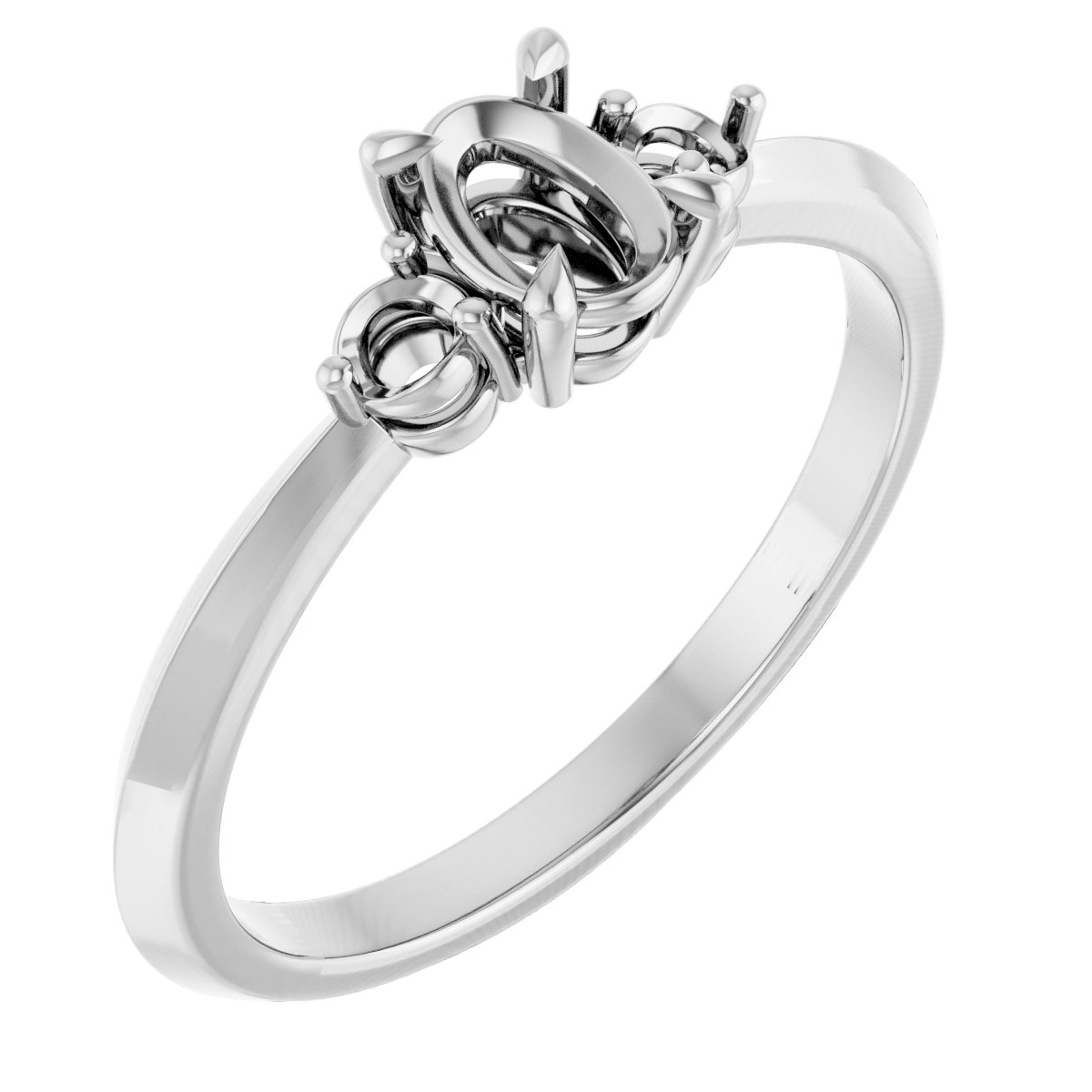 Accented Engagement Ring