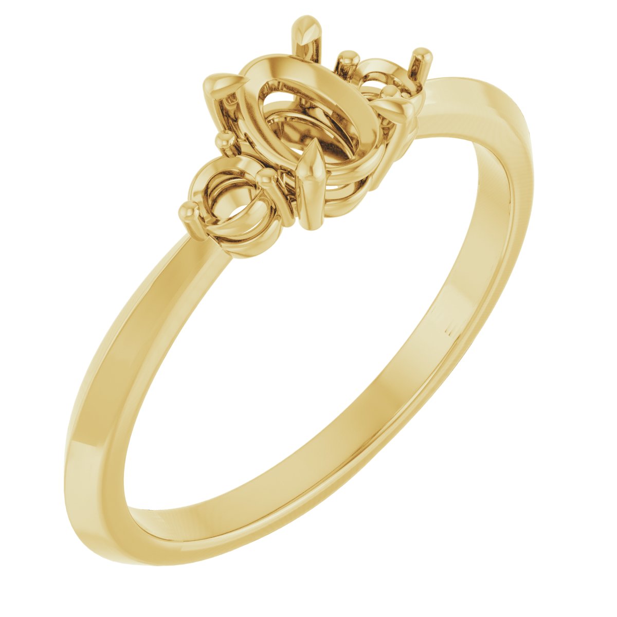 Accented Engagement Ring