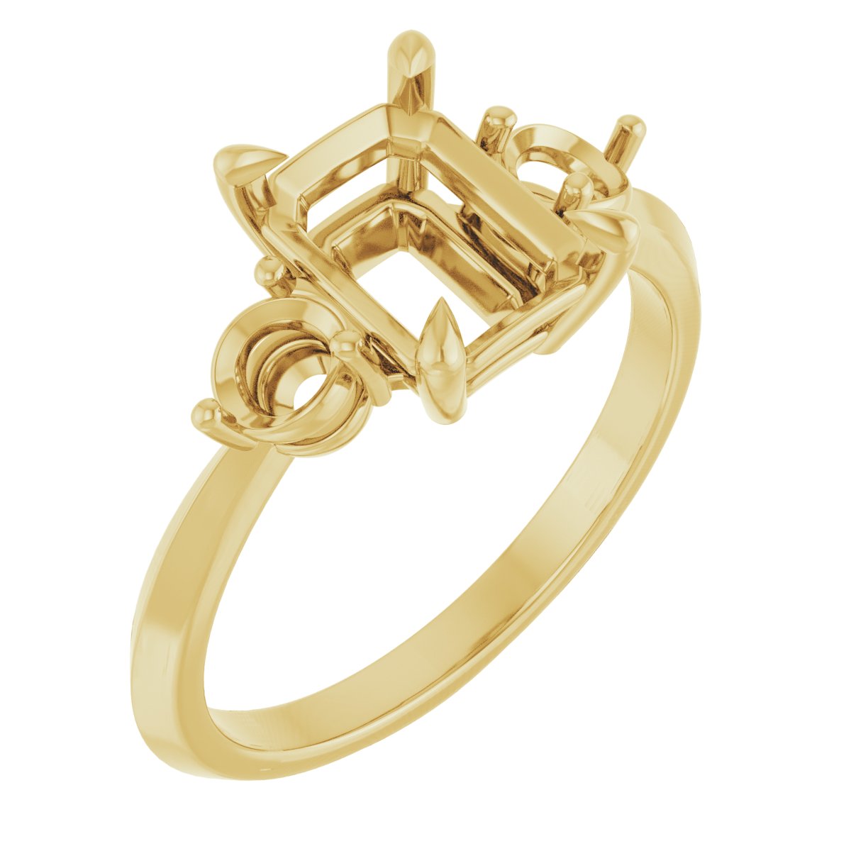 Accented Engagement Ring