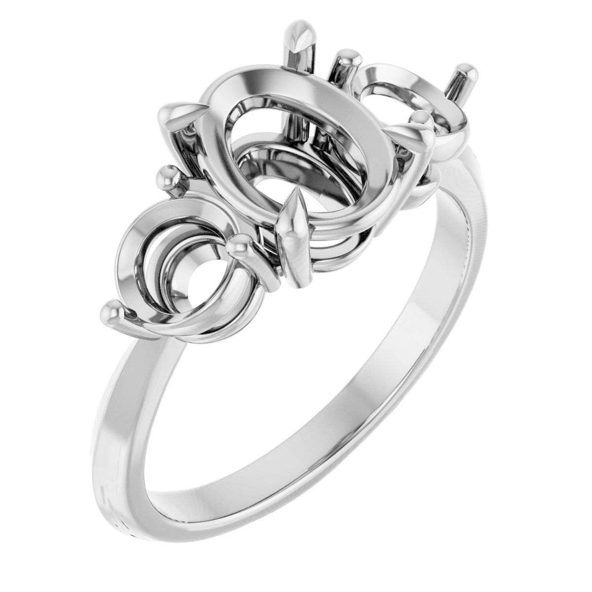 Accented Engagement Ring