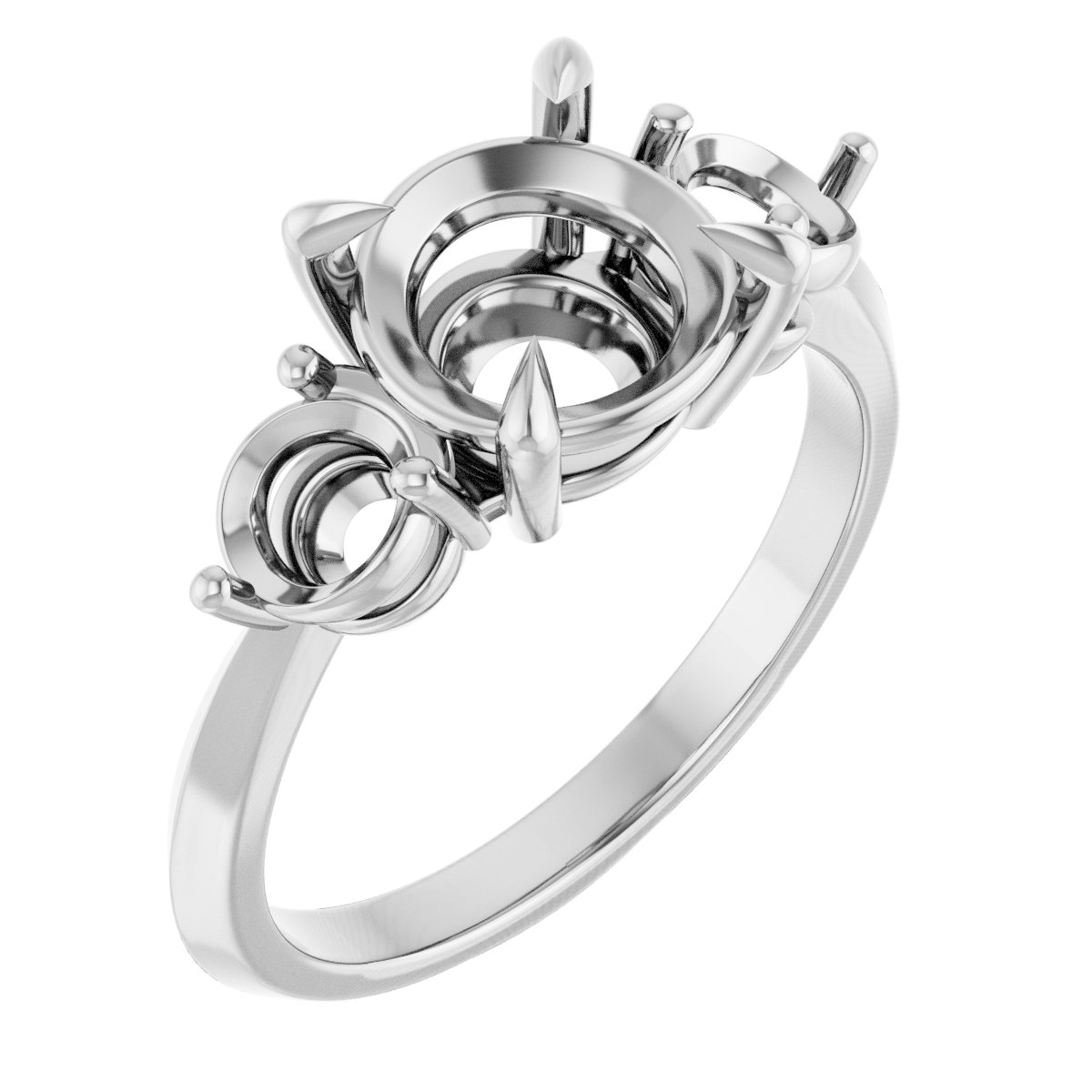 Accented Engagement Ring
