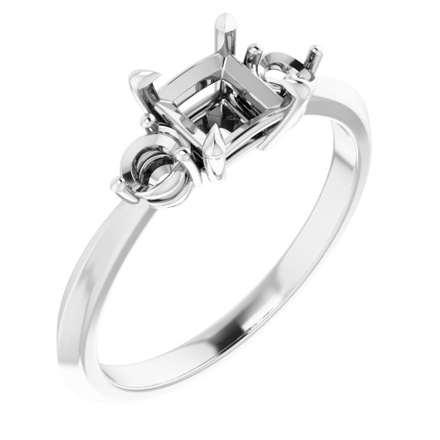 Accented Engagement Ring
