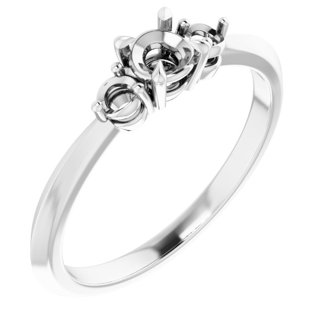 Accented Engagement Ring