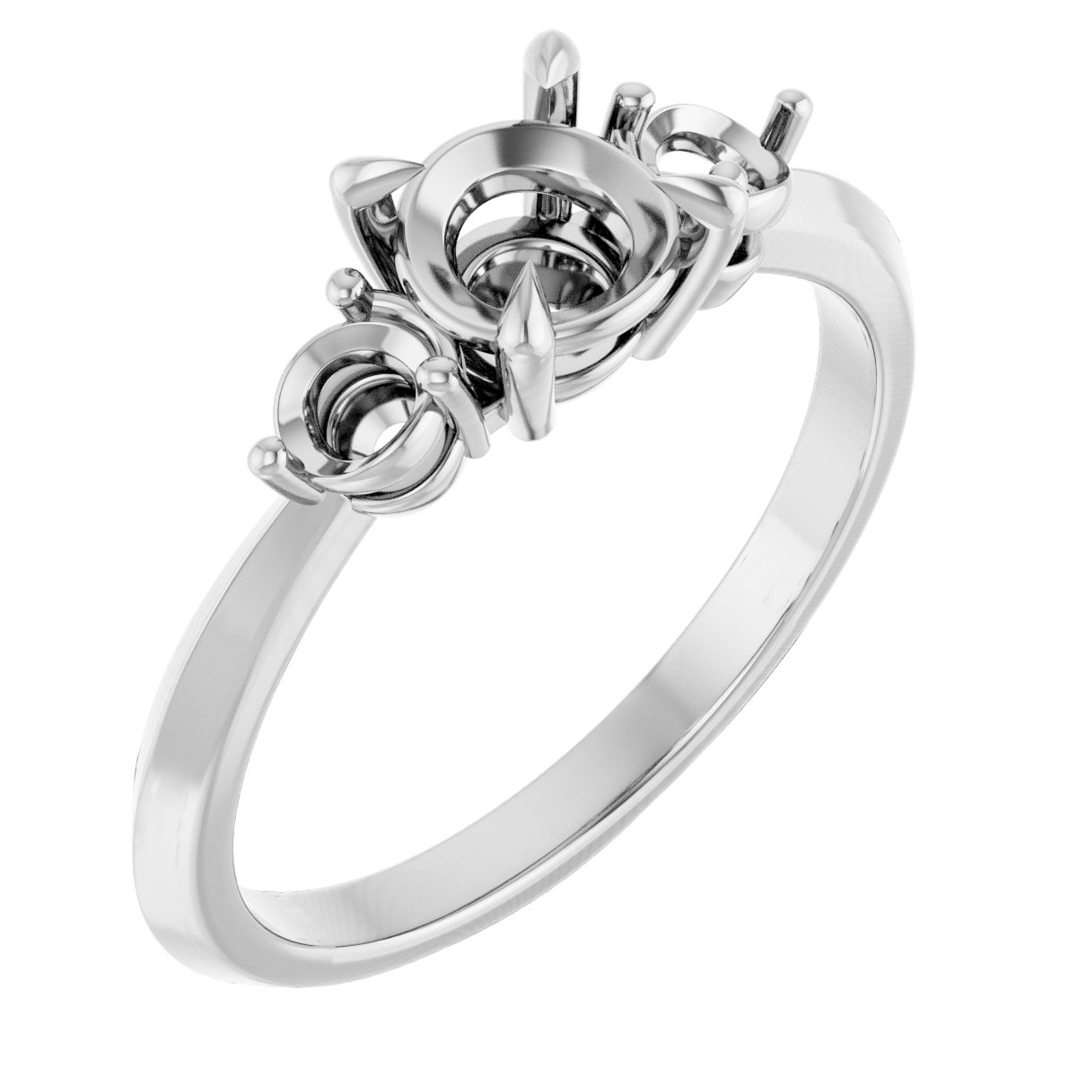 Accented Engagement Ring