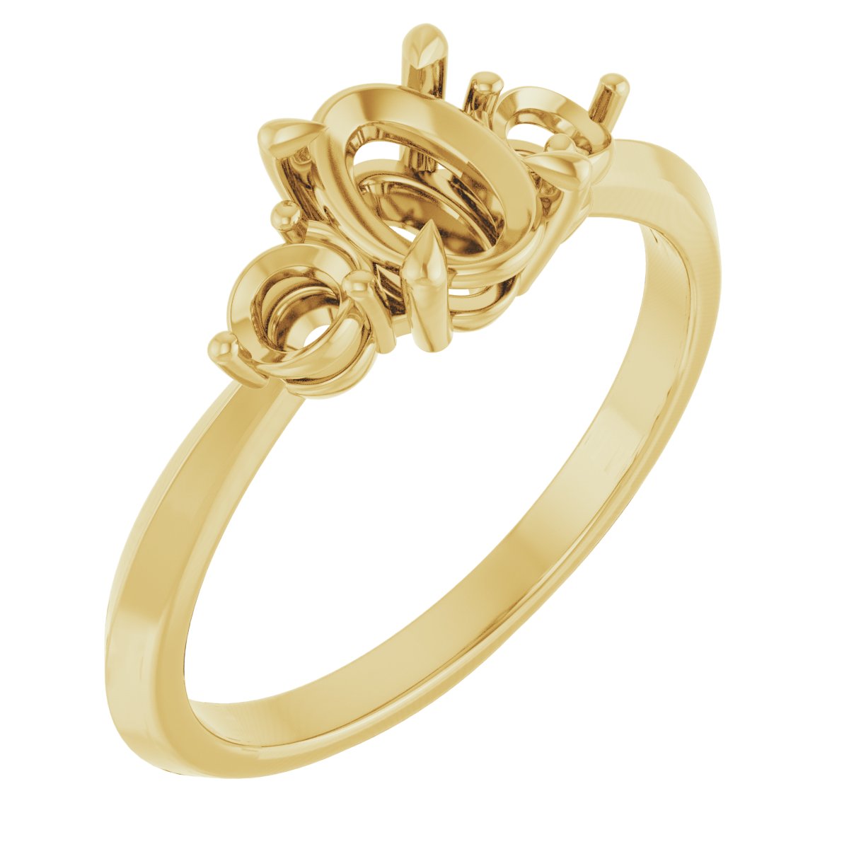 Accented Engagement Ring