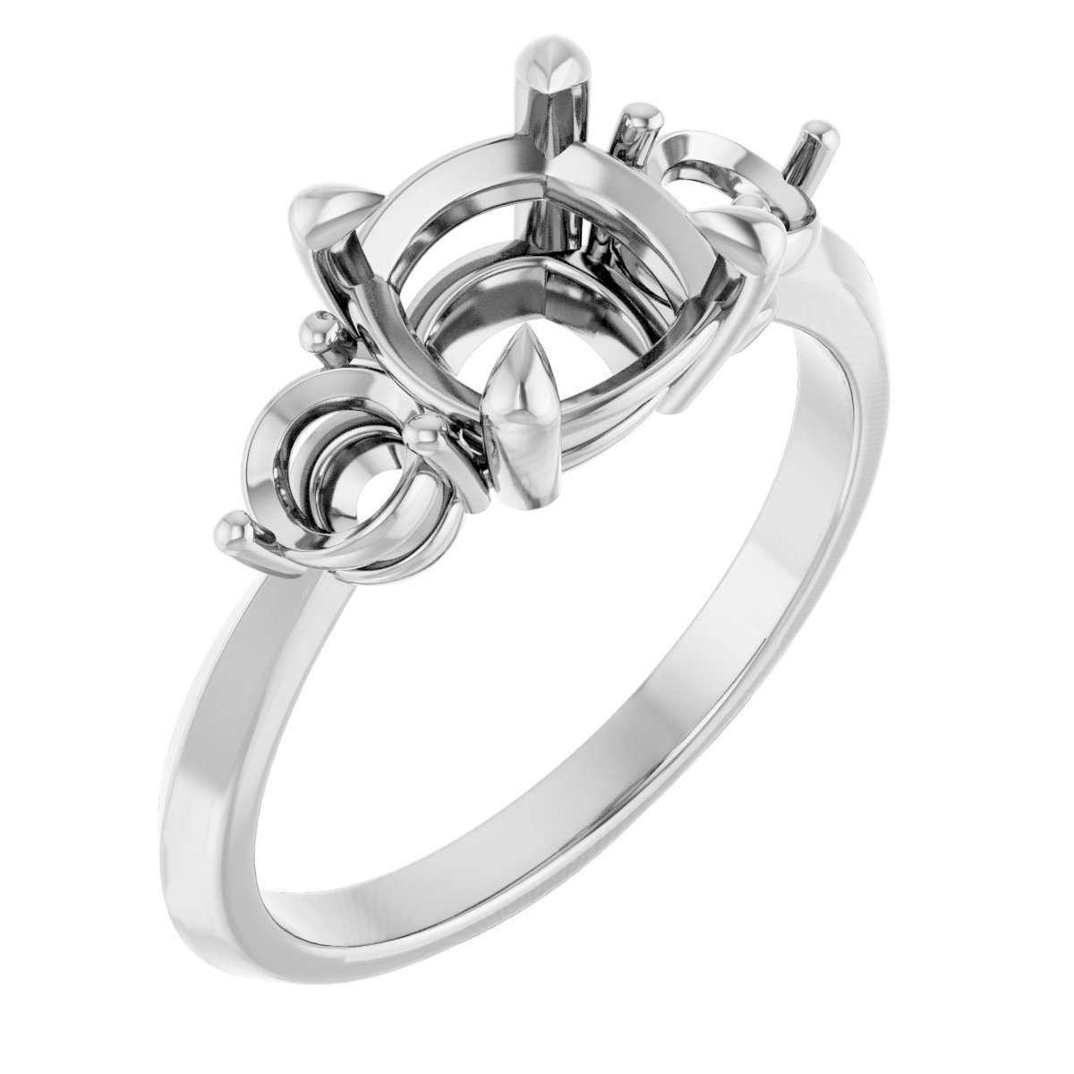 Accented Engagement Ring