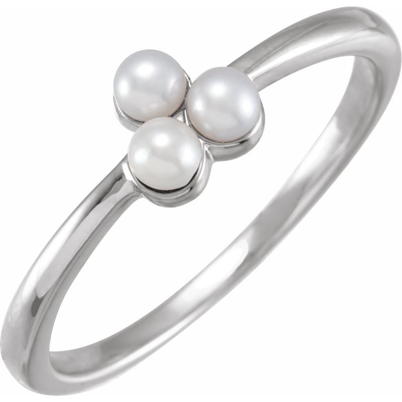 Pearl Cluster Ring
