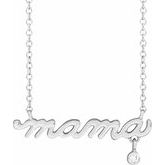 Accented Mama Necklace or Center