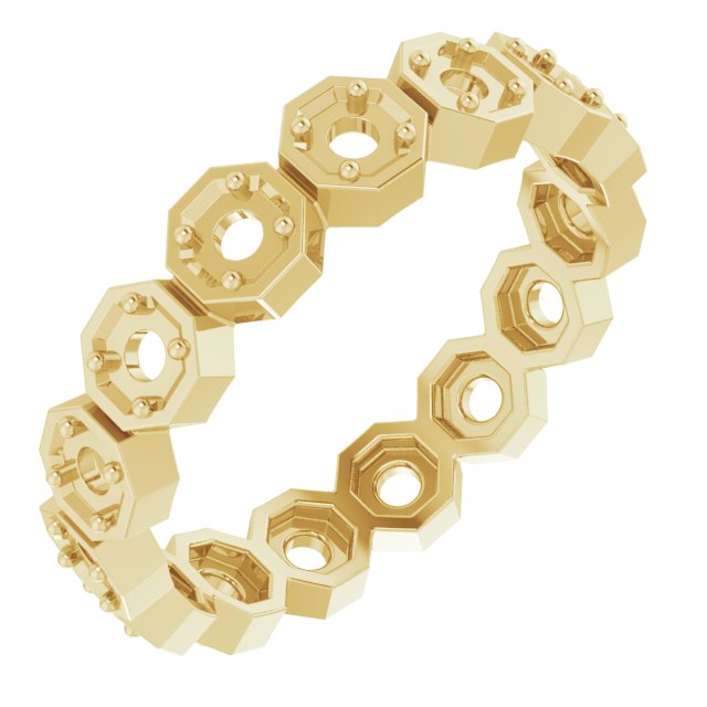 Rose-Cut Eternity Band