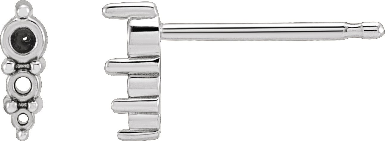 Graduated Bar Earrings