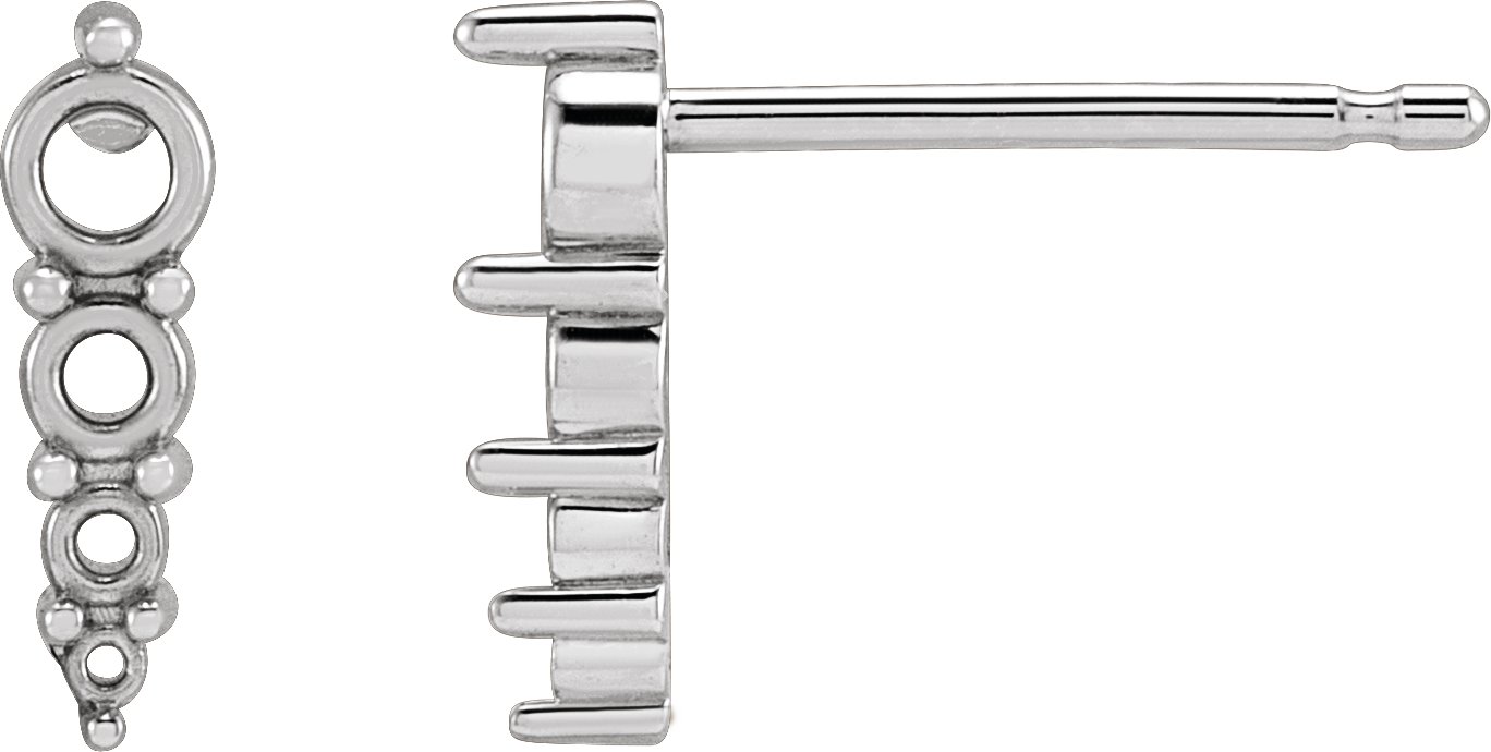 Graduated Bar Earrings