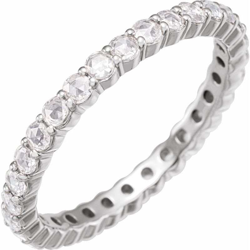 Rose-Cut Eternity Band