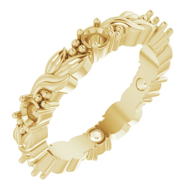 Floral Eternity Band