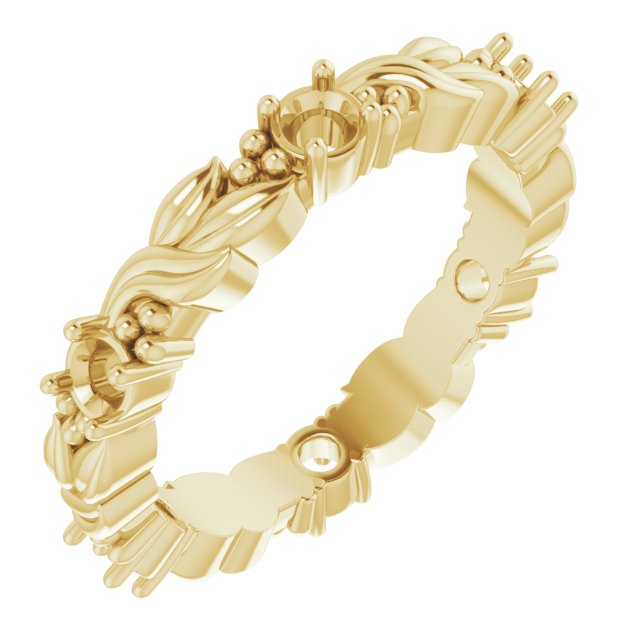 Floral Eternity Band