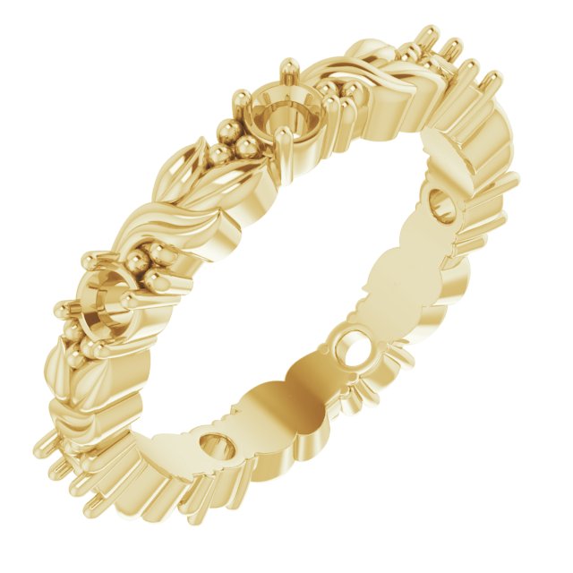 Floral Eternity Band