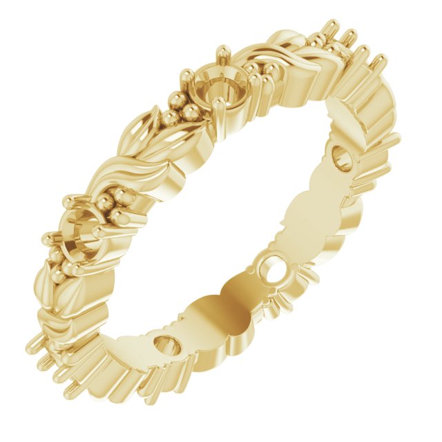 Floral Eternity Band