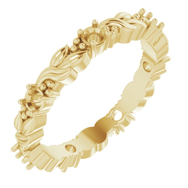 Floral Eternity Band