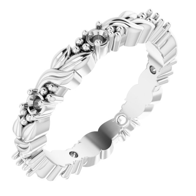 Floral Eternity Band