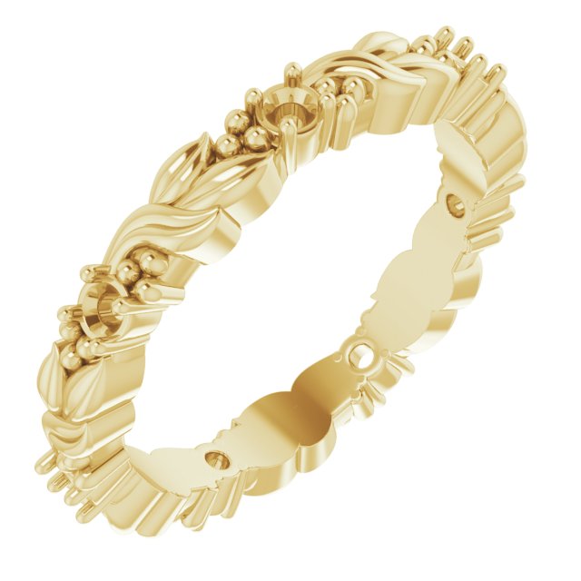 Floral Eternity Band