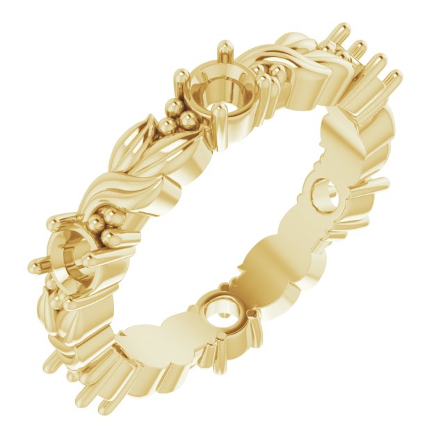Floral Eternity Band