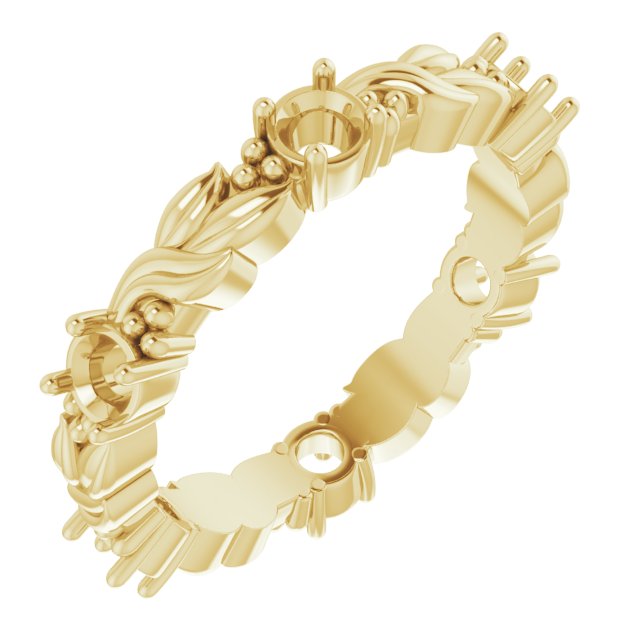 Floral Eternity Band
