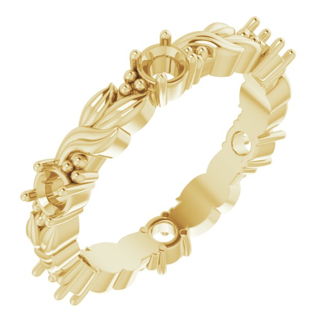 Floral Eternity Band