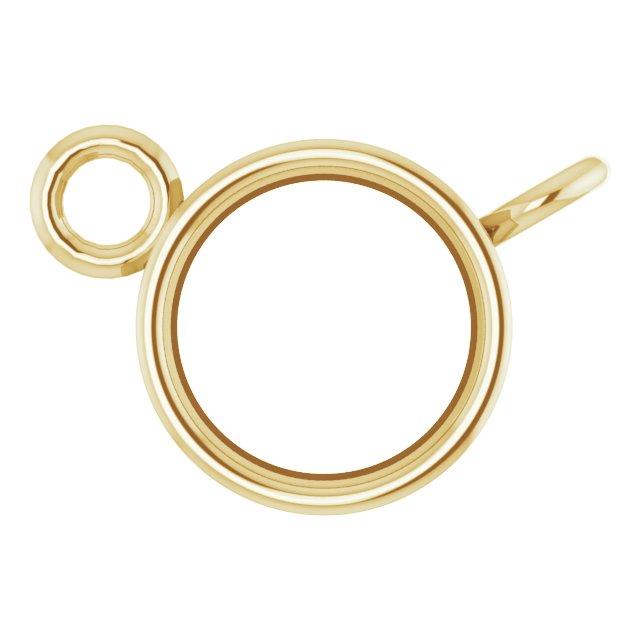 Bezel-Set Solitaire Necklace Center