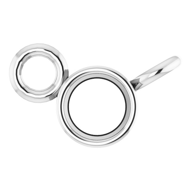 Bezel-Set Solitaire Necklace Center