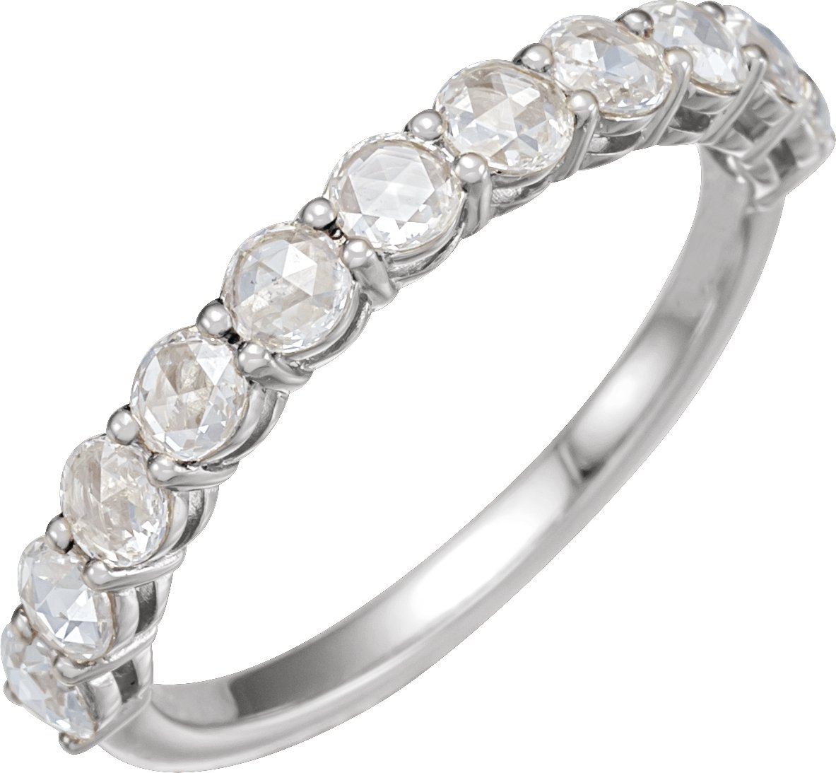 Platinum 5/8 CTW Natural Diamond Anniversary Band