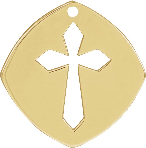 Cross Medallion Dangle