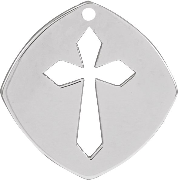 Cross Medallion Dangle