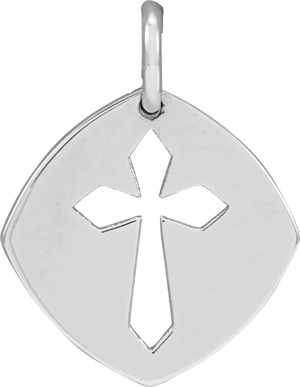 Pierced Cross Necklace or Pendant