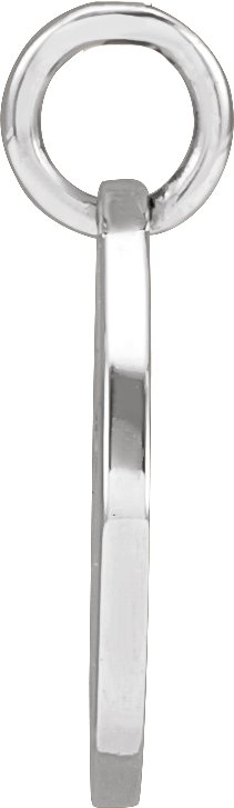 12.75x9.99 mm Pierced Cross Pendant view 2