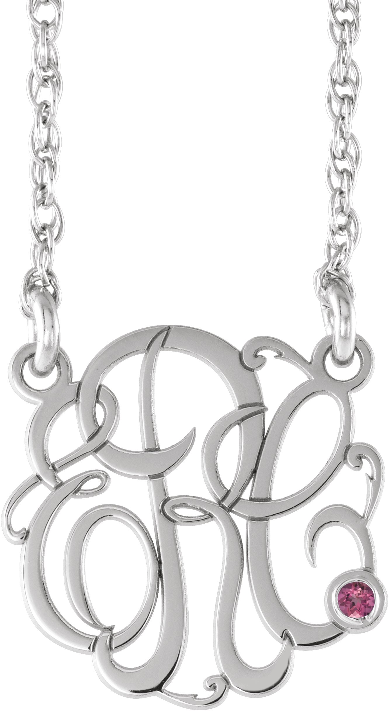 Script Monogram Necklace