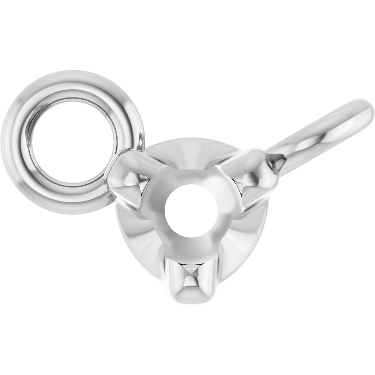 Round 3-Prong Necklace Center