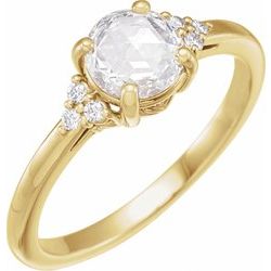 Rose-Cut Engagement Ring or Band