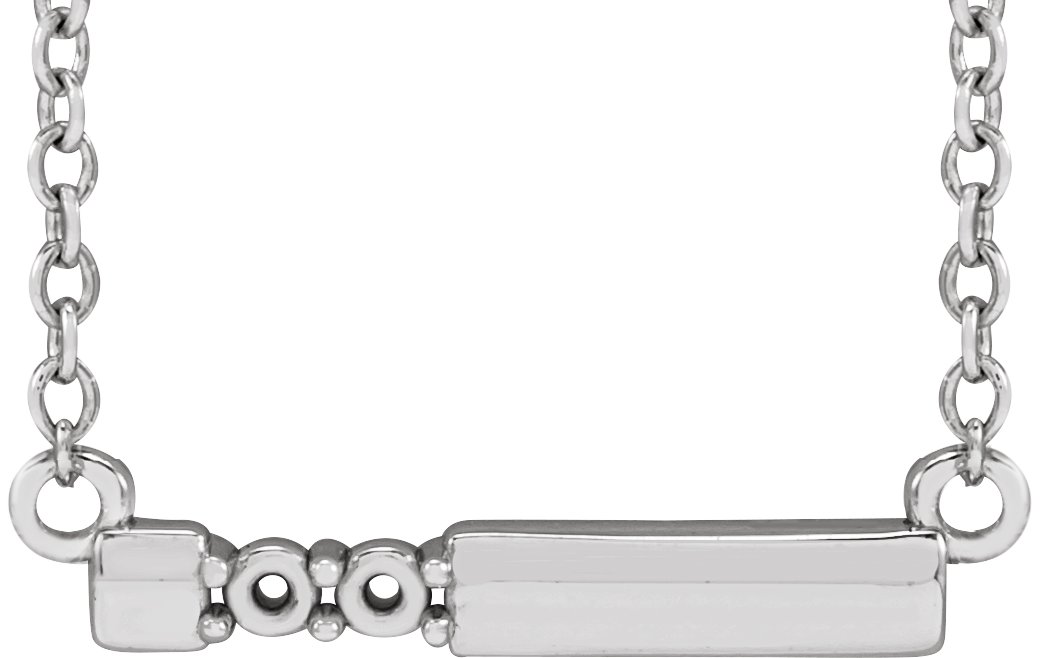 Family Bar Necklace or Center