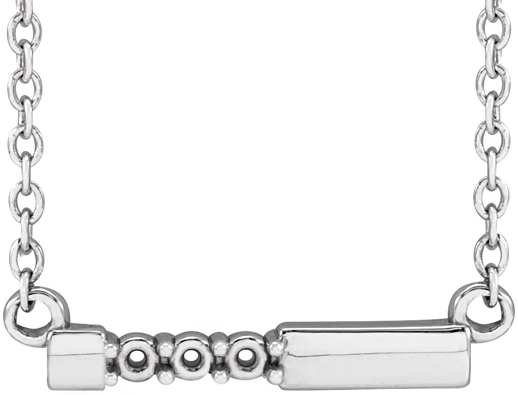 Family Bar Necklace or Center