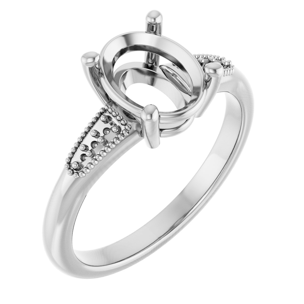 Accented Engagement Ring