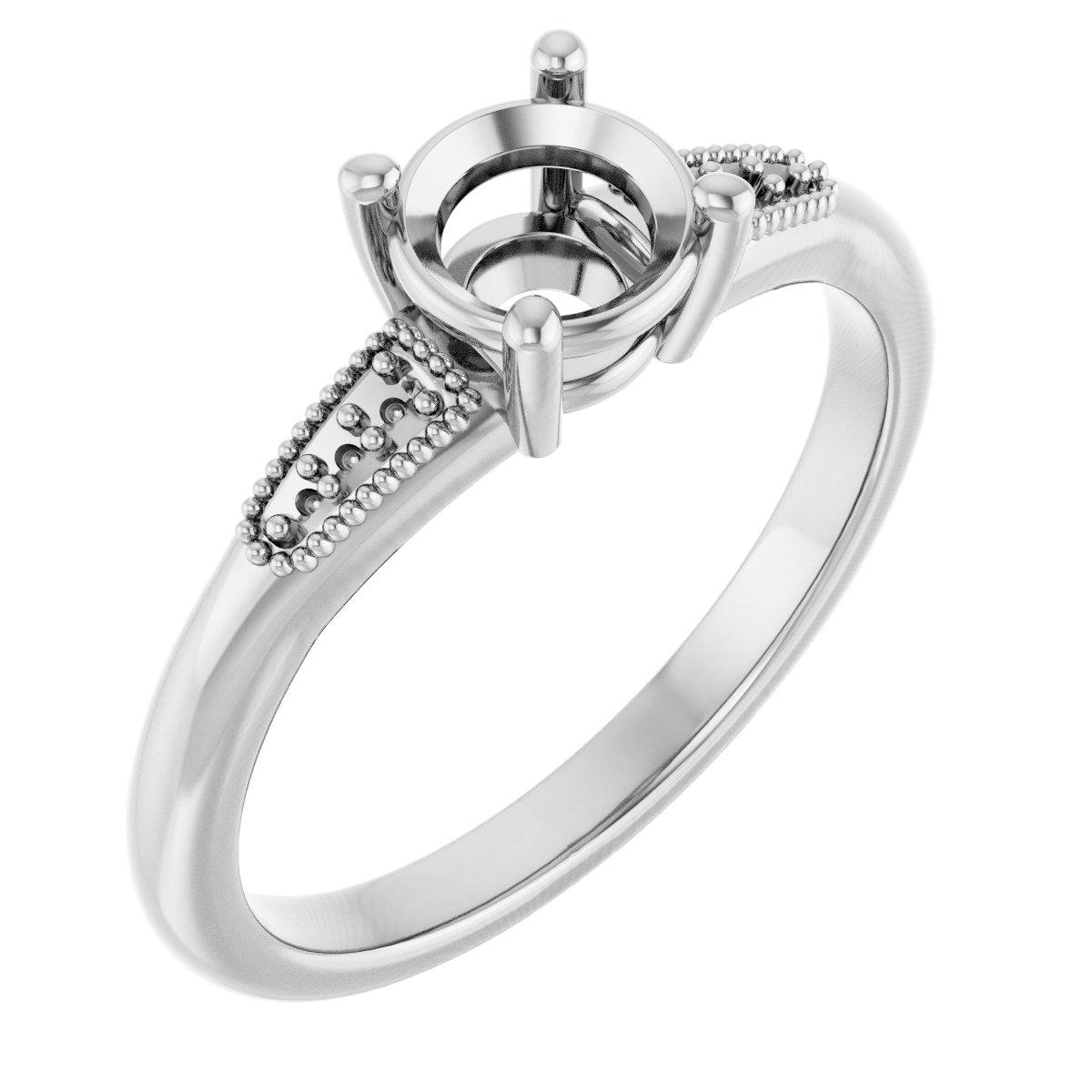 Accented Engagement Ring