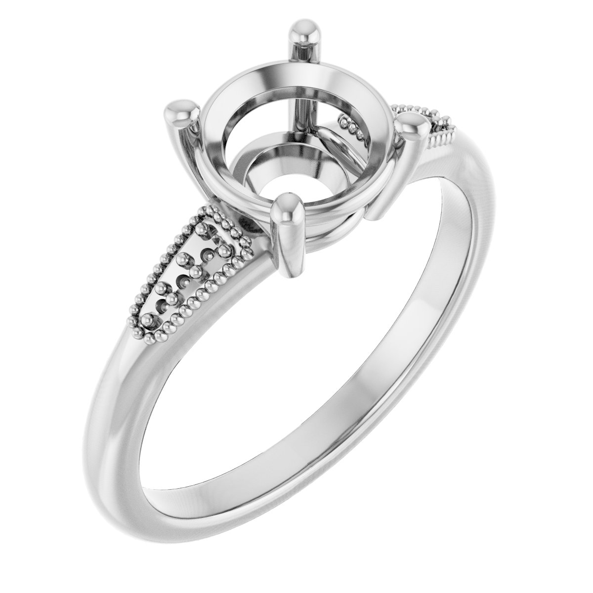 Accented Engagement Ring